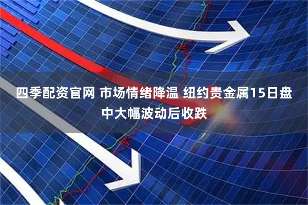 四季配资官网 市场情绪降温 纽约贵金属15日盘中大幅波动后收跌